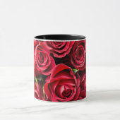 Rot, rote Rosen Tasse (Zentrum)