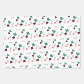 Rot, Rübenpapier, Set 3 Geschenkpapier Set (Vorderseite 2)