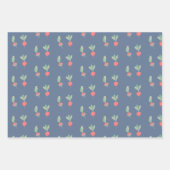 Rot, Rübenpapier, Set 3 Geschenkpapier Set (Vorderseite 3)