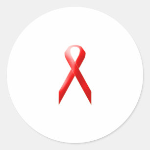 Rot Runder Aufkleber