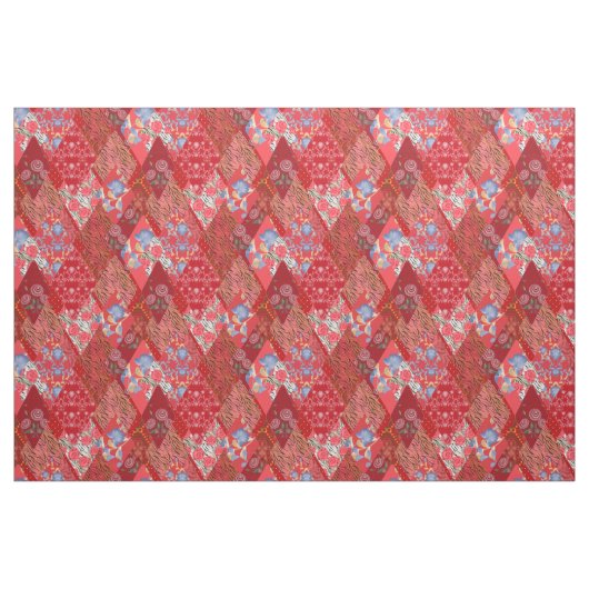 Rot, rustikal, Patchwork Stoff (Fat Quarter (45,7 x 55,9 cm))