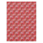 Rot, rustikal, Patchwork Tischdecke (Vorderseite)