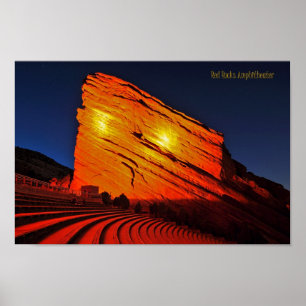 Rot schaukelt Amphitheater Poster