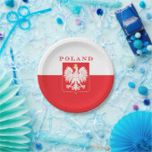 Rot-Schild Polens Eagle Pappteller (Party)