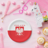 Rot-Schild Polens Eagle Pappteller (Party)