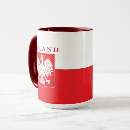 Rot-Schild Polens Eagle Tasse (Vorderseite Links)