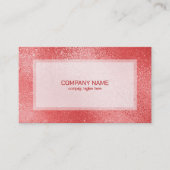 Rot schimmernde irisierende Textur Visitenkarte (Vorderseite)