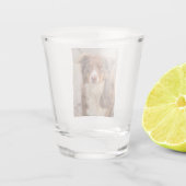 Rot Schnapsglas (Rückseite)