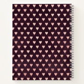 Rot schreibt mir Mad Hatter Alice im Wunderland Notizblock (Rückseite)