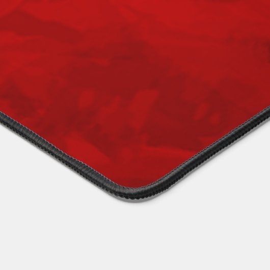 Rot Schreibtischunterlage (Ecke)