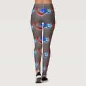 Rot-Schwanz-Blauer Mais Leggings (Rückseite)