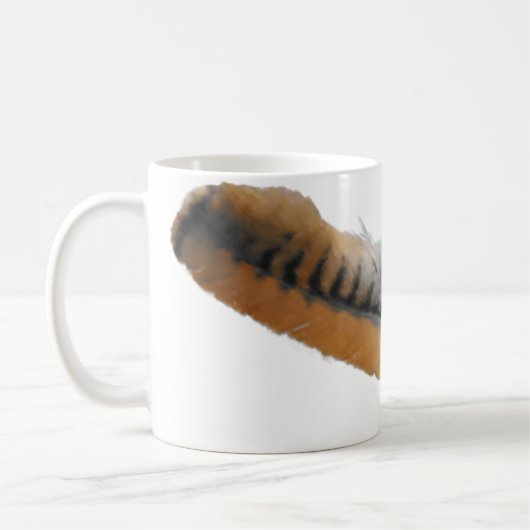 Rot-Schwanz Falkefeder Kaffeetasse (Links)