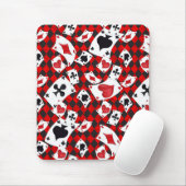 Rot & Schwarz Alice im Wunderland Klemmbrett Mousepad (Mit Mouse)