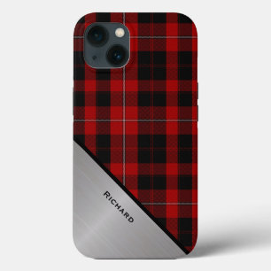 Rot & Schwarz Cunningham Tartan Karo  Case-Mate iPhone Hülle