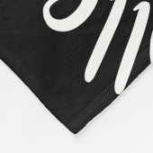 Rot Schwarz Der Volleyballplatz ist mein glücklich Fleecedecke (Ecke)