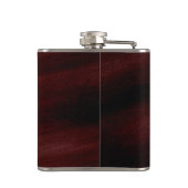 Rot/Schwarz-Design-Flasche Flachmann (Rückseite)