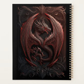 Rot-Schwarz-Drachenplaner Planer (Rückseite)