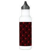 Rot-Schwarz-Fraktal Trinkflasche (Links)