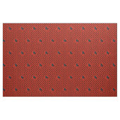 Rot-Schwarz-Gewebe, Diamant, Friesisches Pferd 5" Stoff (Yard (91,4 cm))
