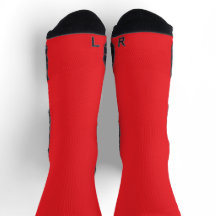 Rot & Schwarz Grip Performance Sportsocken