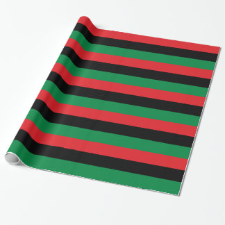 Rot-Schwarz-Grün-Flagge Geschenkpapier