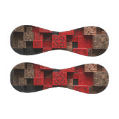 Rot Schwarz Kupfer 3D-Mosaik Baseball (Paneele)
