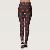 Rot/Schwarz Leggings (Rückseite)