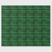 Rot-Schwarz-Matrixmuster Geschenkpapier (Flach)