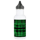 Rot-Schwarz-Matrixmuster Trinkflasche (Rechts)