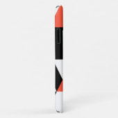 Rot-schwarz, modern, trendig, geometrisch, urbane  Case-Mate iPhone hülle (Hinten/Rechts)