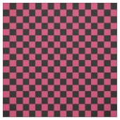 Rot-Schwarz-Schachbrett Stoff (Muster)