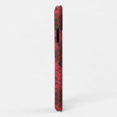 Rot-Schwarz-Schlange-Skin-Muster Case-Mate iPhone Hülle (Hinten/Rechts)