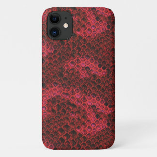 Rot-Schwarz-Schlange-Skin-Muster Case-Mate iPhone Hülle