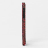 Rot-Schwarz-Schlange-Skin-Muster Case-Mate iPhone Hülle (Hinten/Links)