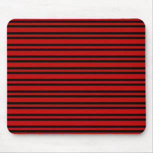 Rot-Schwarz-Streifenmuster Mousepad