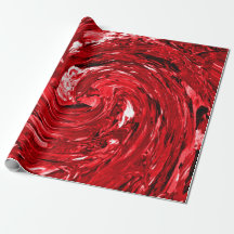 Rot-Schwarz-Swirt-Design