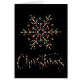 Rot, Schwarz und Grün - Karierter Schneeflockensch (Vorne)