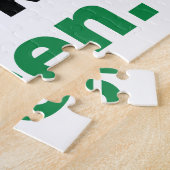 Rot, Schwarz und Grün. Puzzle (Seite)