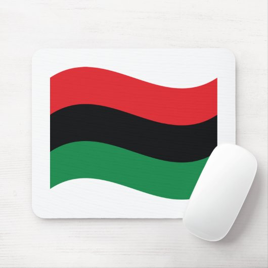 Rot-, Schwarz- und Grüne-Flagge Mousepad (Mit Mouse)