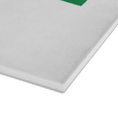 Rot, Schwarz und grüner Ankh Schneidebrett (Ecke)