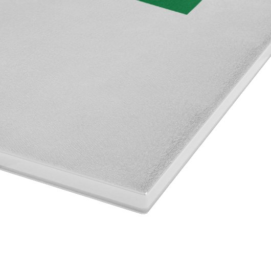 Rot, Schwarz und grüner Ankh Schneidebrett (Ecke)