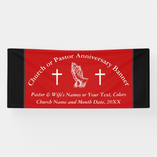 Rot, Schwarz und Off Weiß, Banner der benutzerdefi (Horizontal)