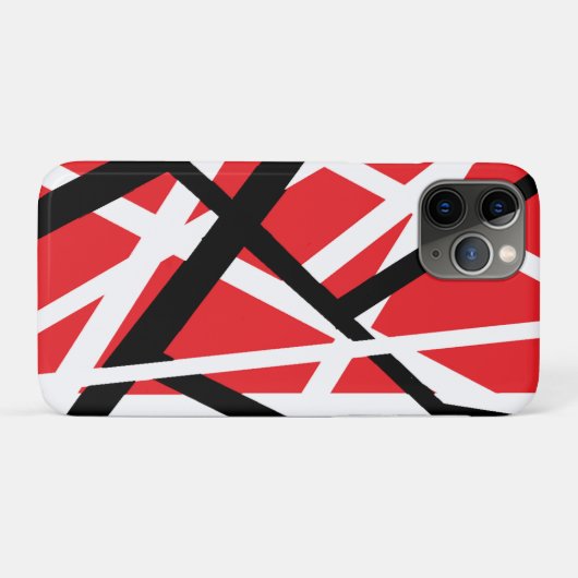 Rot, Schwarz und Weiß Case-Mate iPhone Hülle (Rückseite (Horizontal))