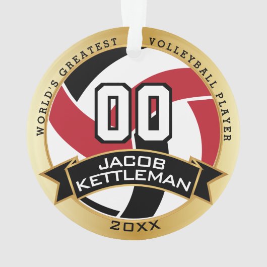 Rot, Schwarz und Weiß | DIY Text Ornament (Rückseite)