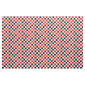 Rot Schwarz und Weiß Kariert Stoff (Yard (91,4 cm))