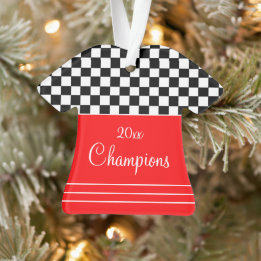 Rot Schwarz und Weiß Ornament