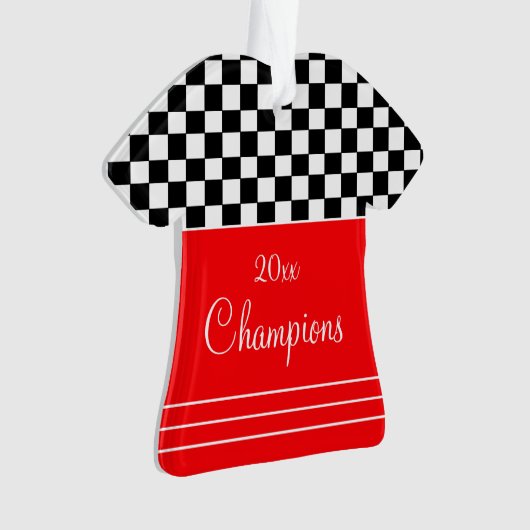 Rot Schwarz und Weiß Ornament (Vorderseite)