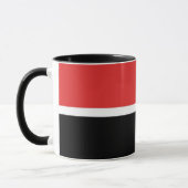 Rot, Schwarz und Weiß Tasse (Links)