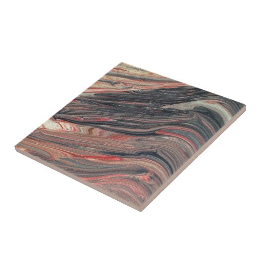 Rot, Schwarz, Weiß Fliese (Seite)