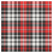 Rot-Schwarz-Weiß-Karo-Tartan-Musterdesign  Stoff (Muster)
